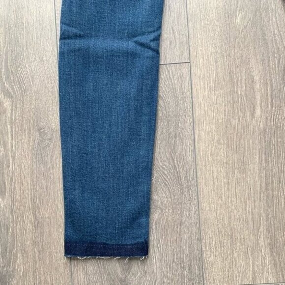 NEON BLONDE Bombshell High Rise Skinny Jeans Denim Dark Wash Distressed Size 24 - Picture 12 of 15